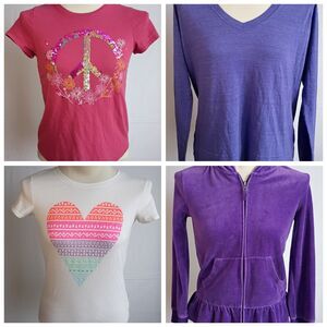 Lot Of 4 Girls Tops Size XL- Circo, SO, Under Armour